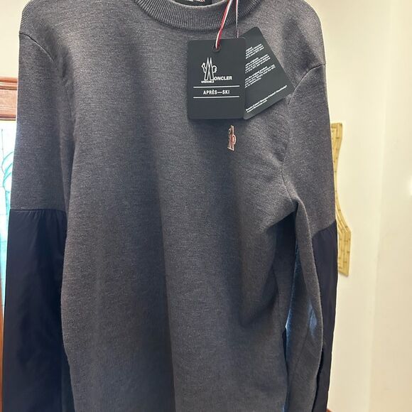 Men's Moncler Grenoble apres-ski crew knit sweater size medium NWT - Picture 2 of 10